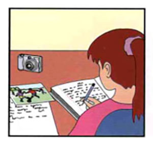 What did you do last week? – A1 English Listening Test 1 3